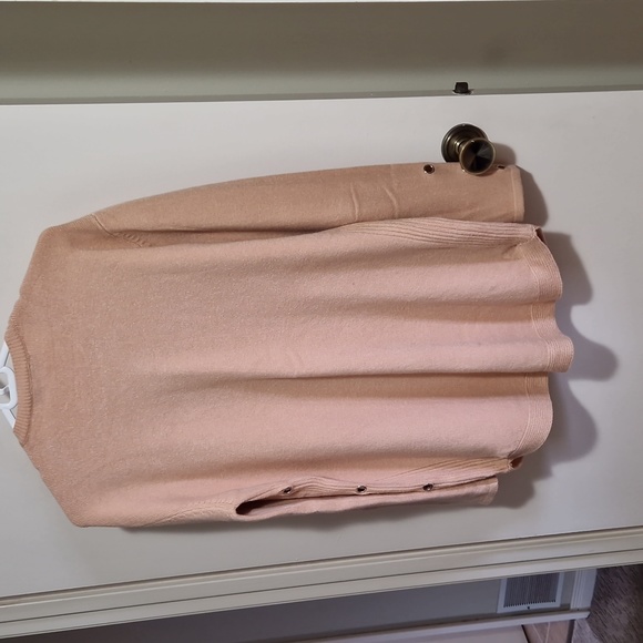 Dusty rose crew neck sweater/tunic - Picture 3 of 6